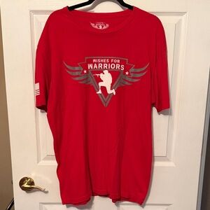 Red Wishes for Warriors Tee